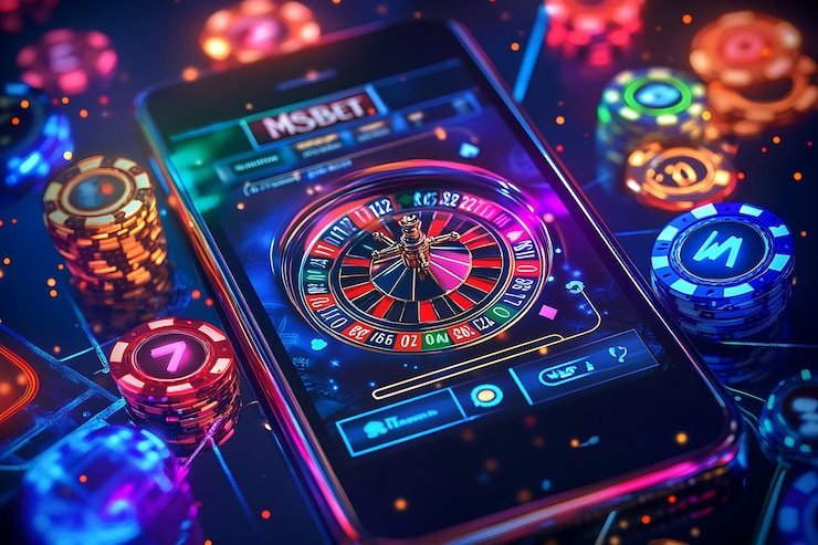 Colorful live game show studio with energetic host and large spinning wheel on 88xbajee platform